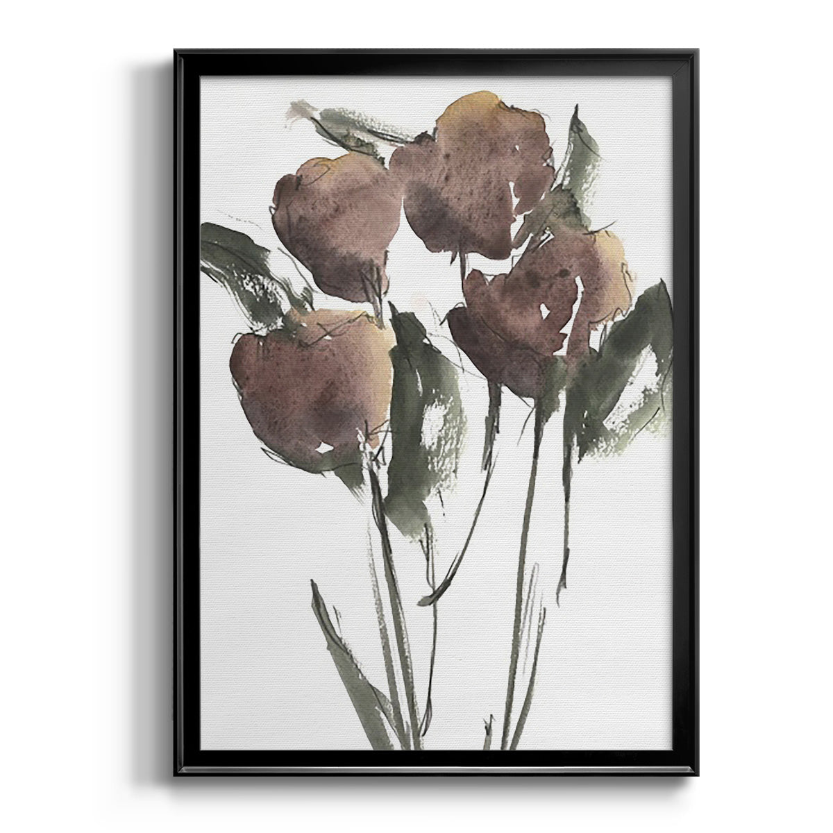 Growing Wild II - Modern Framed Canvas Print