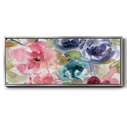 Garden Palette II - Floater Framed Canvas Print