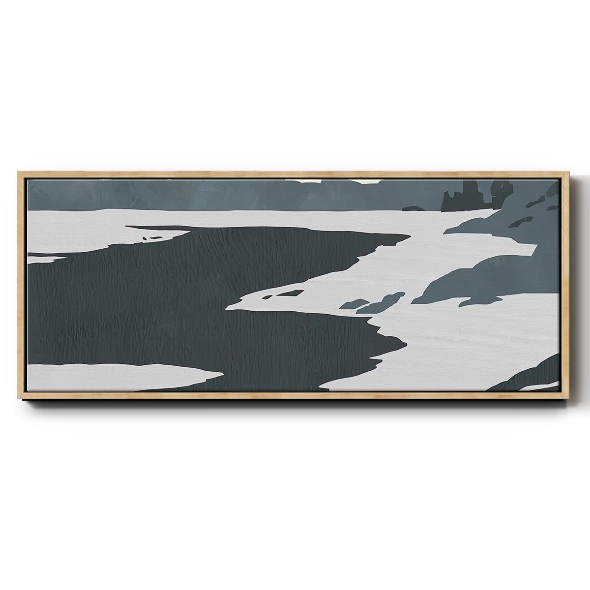 Cutter Island IV - Floater Framed Canvas Print