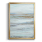 Muted Misty Marsh II - Modern Framed Canvas Print