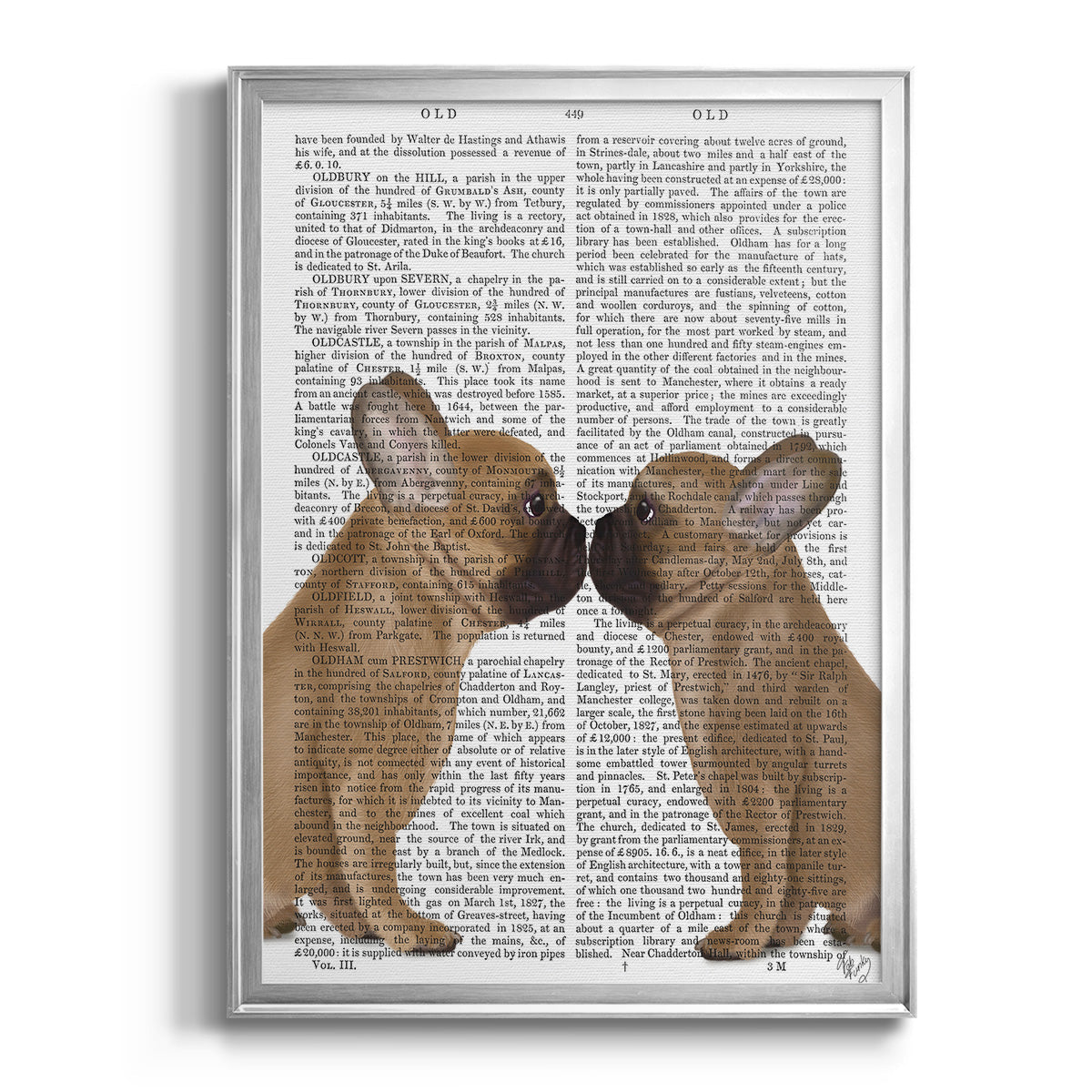 French Kiss Close Up - Modern Framed Canvas Print