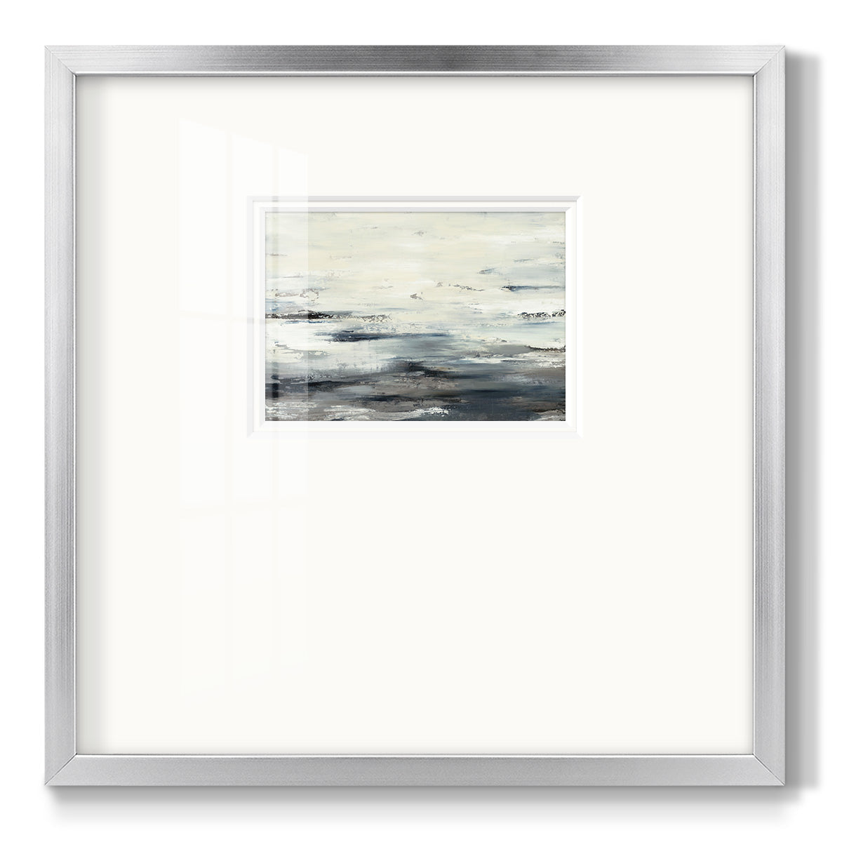 On the Stormy Seas - Double Matboard Framed Print