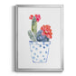 Cactus and Succulent Blooms II - Modern Framed Canvas Print