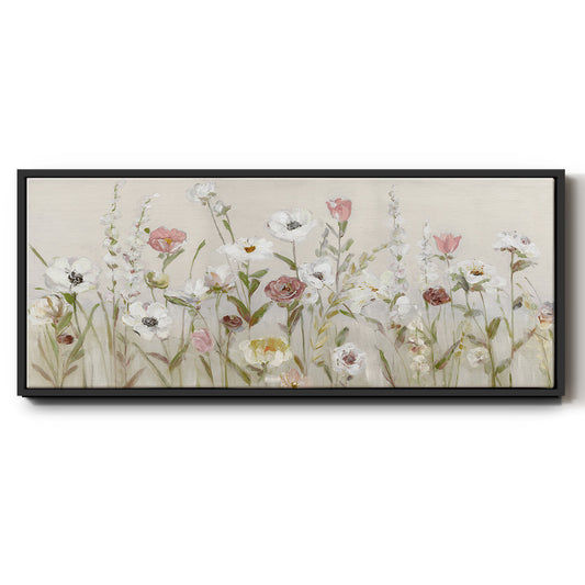 Bloomin Around - Floater Framed Canvas Print