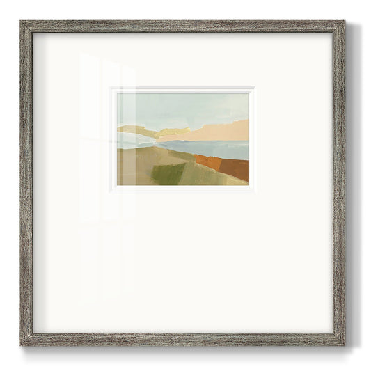 Stacked Landscape III Premium Framed Print Double Matboard