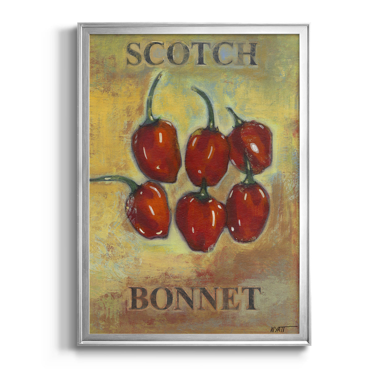 Scotch Bonnet - Modern Framed Canvas Print