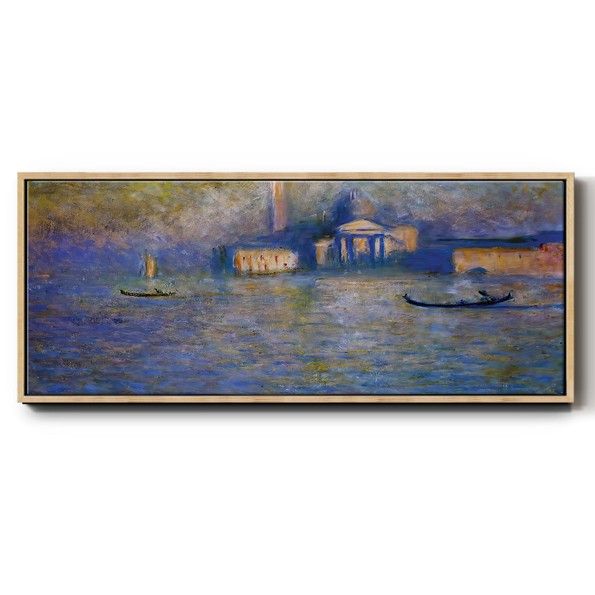 San Giorgio Maggiore, Twilight, 1908 - Floater Framed Canvas Print