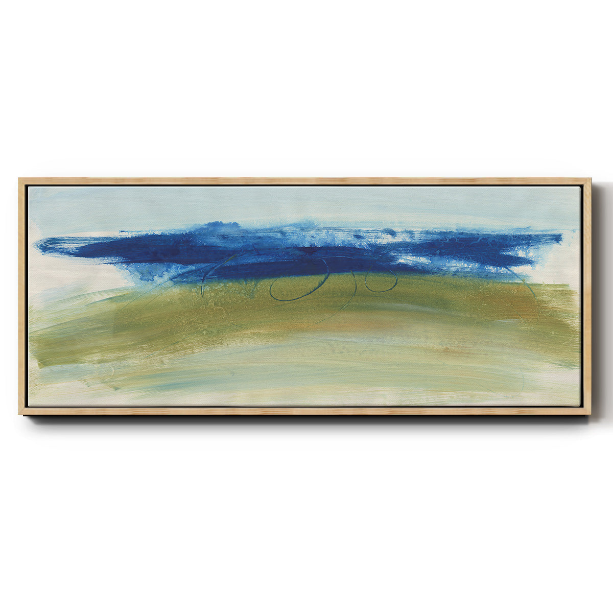 Mirages I - Floater Framed Canvas Print