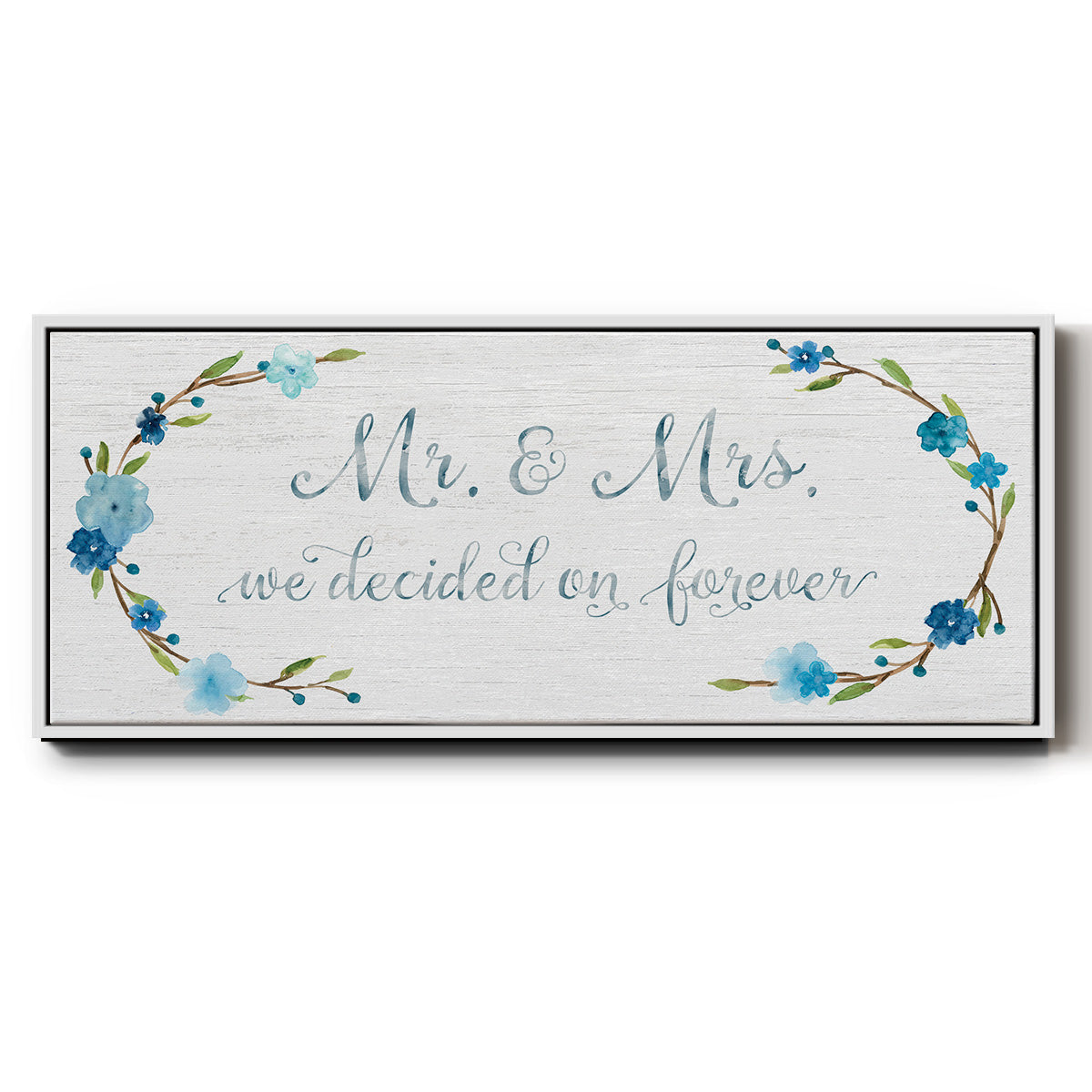 Forever - Floater Framed Canvas Print