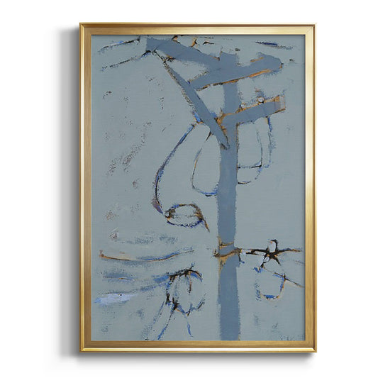 Wires VI - Modern Framed Canvas Print