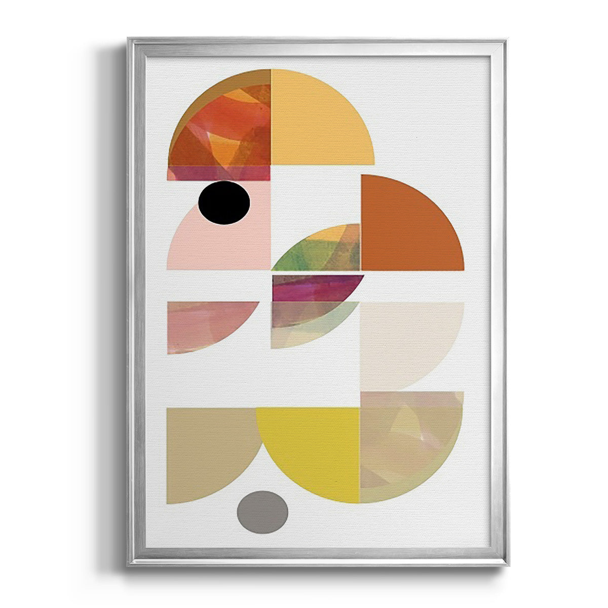 Dorset Shapes IV - Modern Framed Canvas Print