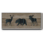 Woodland Trio - Floater Framed Canvas Print