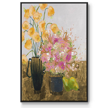 Not So Still Life - Framed Premium Gallery Wrapped Canvas L Frame - Ready to Hang