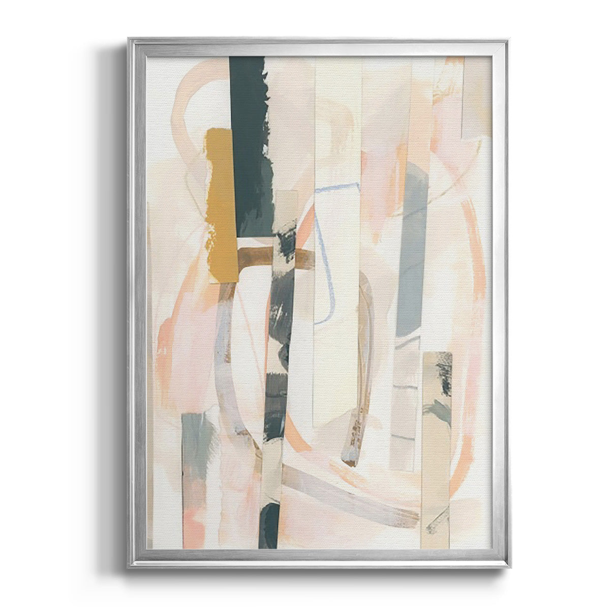 Melon Litmus II - Modern Framed Canvas Print