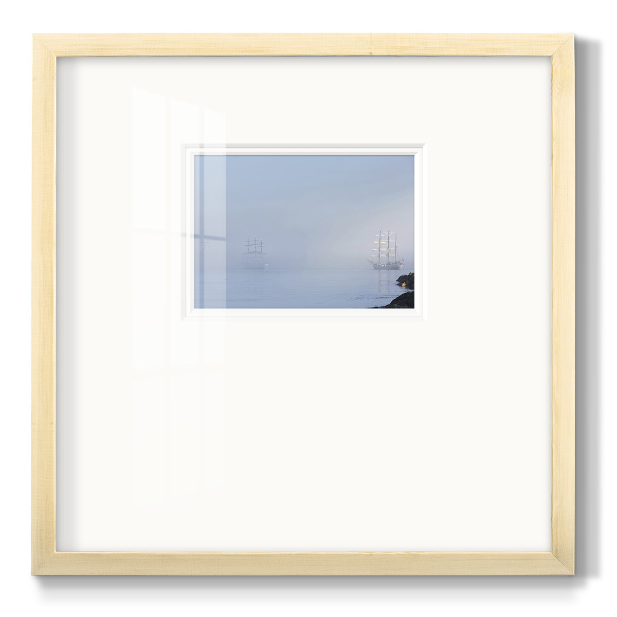 In the Mist- Premium Framed Print Double Matboard