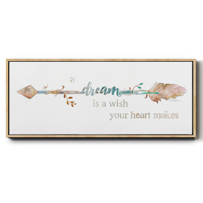 Dream Arrow - Floater Framed Canvas Print