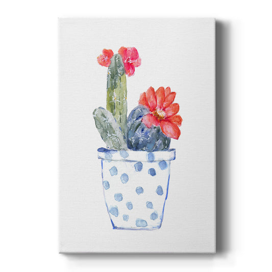 Cactus and Succulent Blooms II - Canvas Art Print