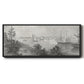 City of Detroit - Floater Framed Canvas Print