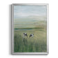 Out to Pasture II - Modern Framed Canvas Print