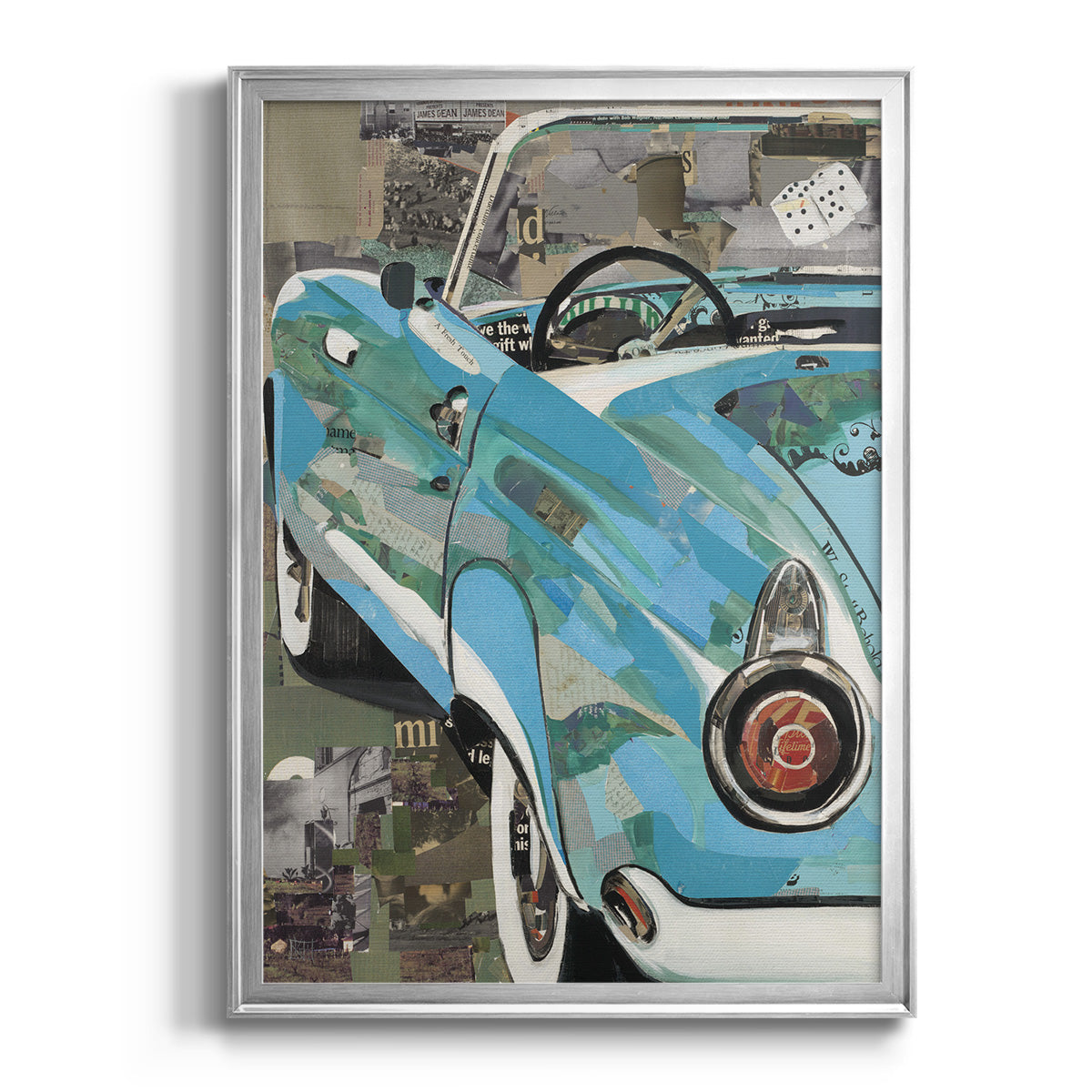 Thunderbird - Modern Framed Canvas Print