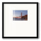 Golden Gate Span - Double Matboard Framed Print