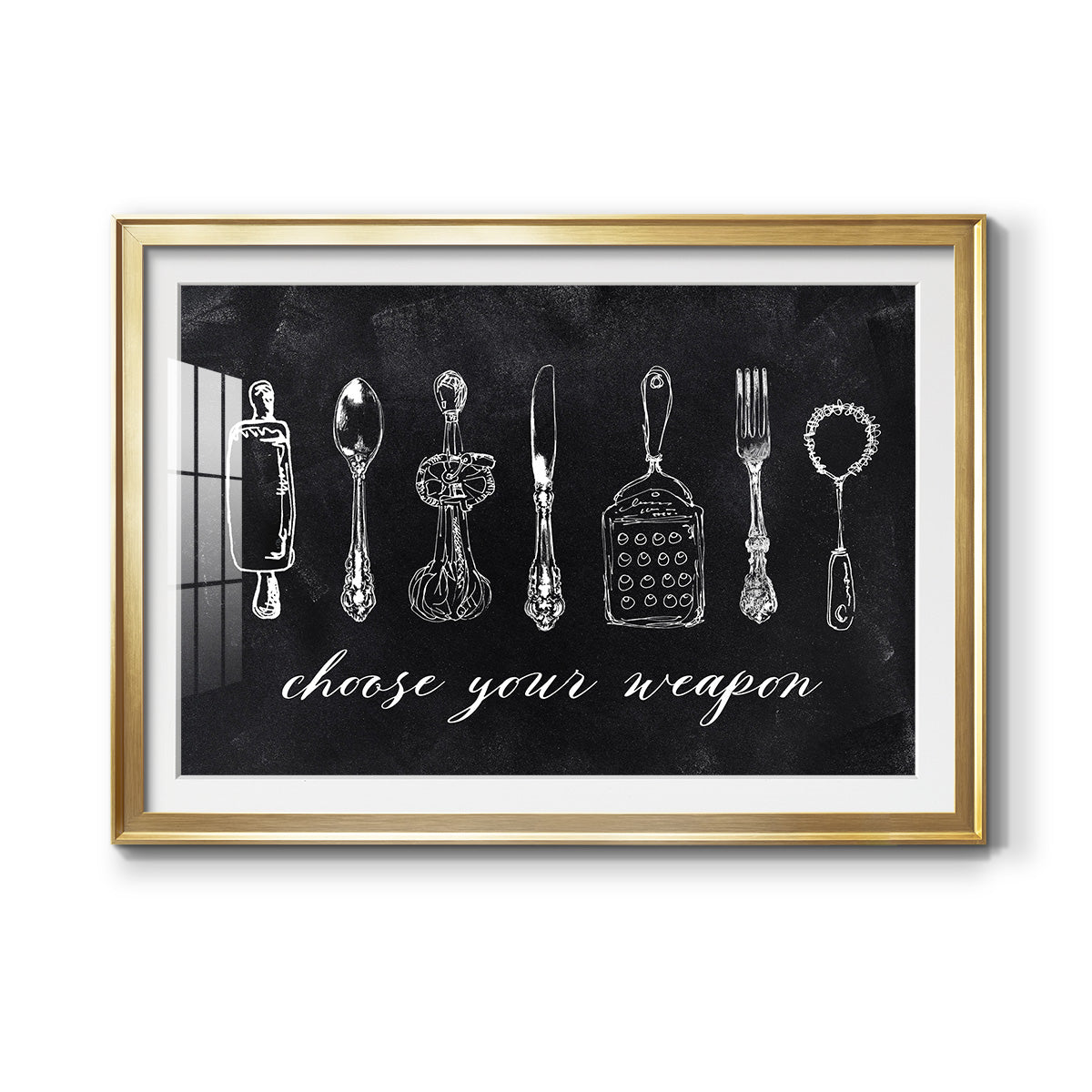 Choose Your Weapon Premium Framed Print - Ready to Hang