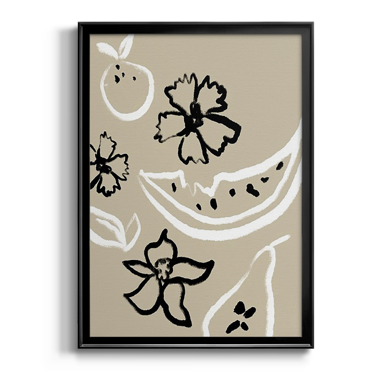 Summer Bounty I - Modern Framed Canvas Print