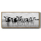 Grazing Pasture - Floater Framed Canvas Print