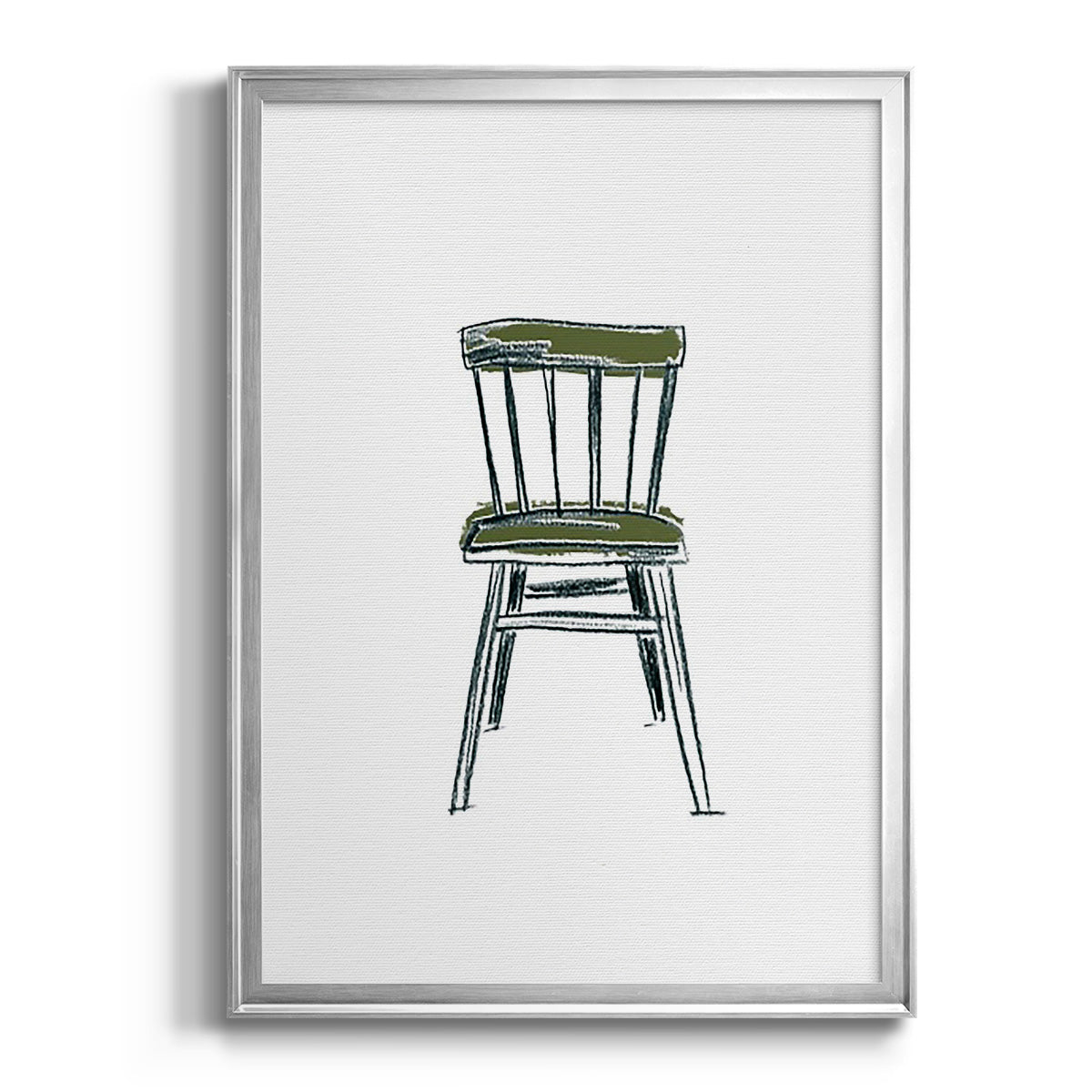 Take a Seat IV - Modern Framed Canvas Print