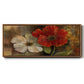 Perfect Pair II - Floater Framed Canvas Print