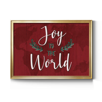 Joy to the World Premium Classic Framed Canvas - Ready to Hang