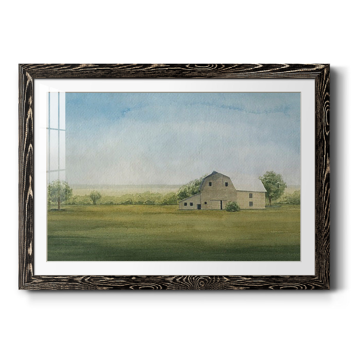 Grove Farm I - Barnwood Framed Art Print