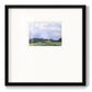 Pastoral Horizons II - Double Matboard Framed Print