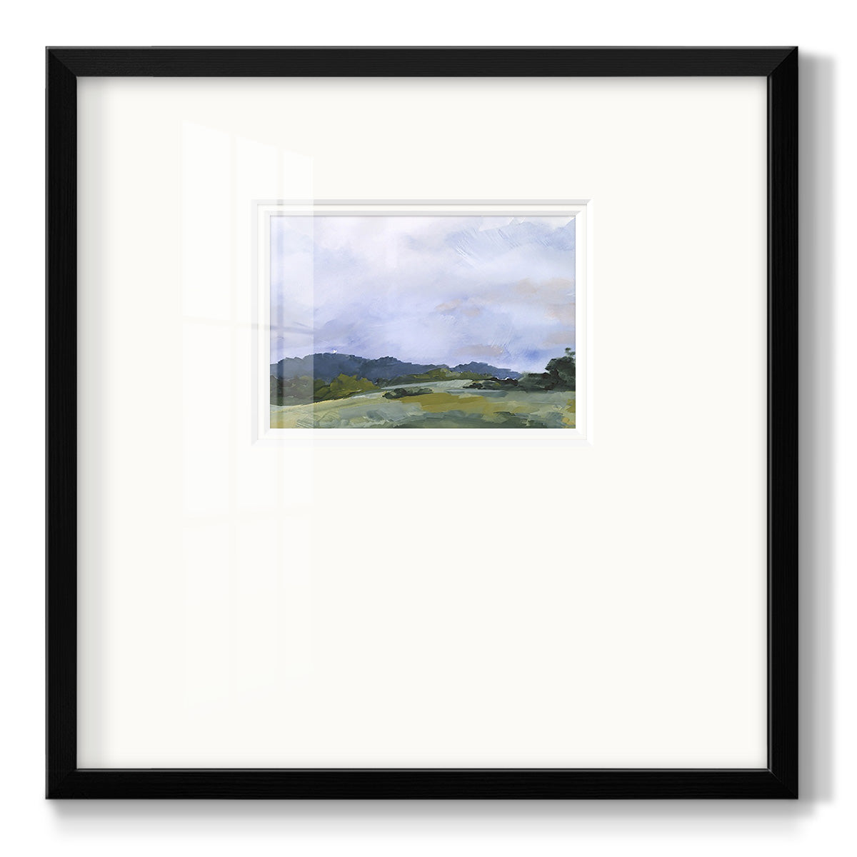 Pastoral Horizons II - Double Matboard Framed Print