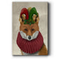 Christmas Foxy Christmas Fool - Gallery Wrapped Canvas