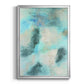 Blue Shift II - Modern Framed Canvas Print