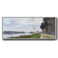 The Promenade at Argenteuil, 1872 - Floater Framed Canvas Print