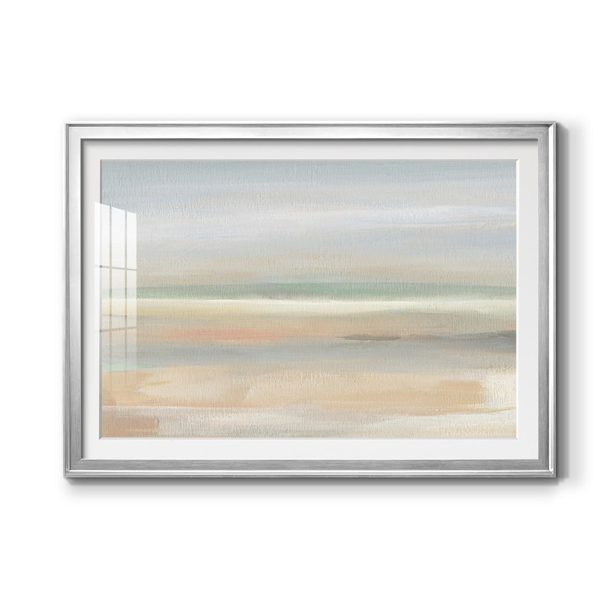 Soft Far Field Premium Framed Print - Ready to Hang