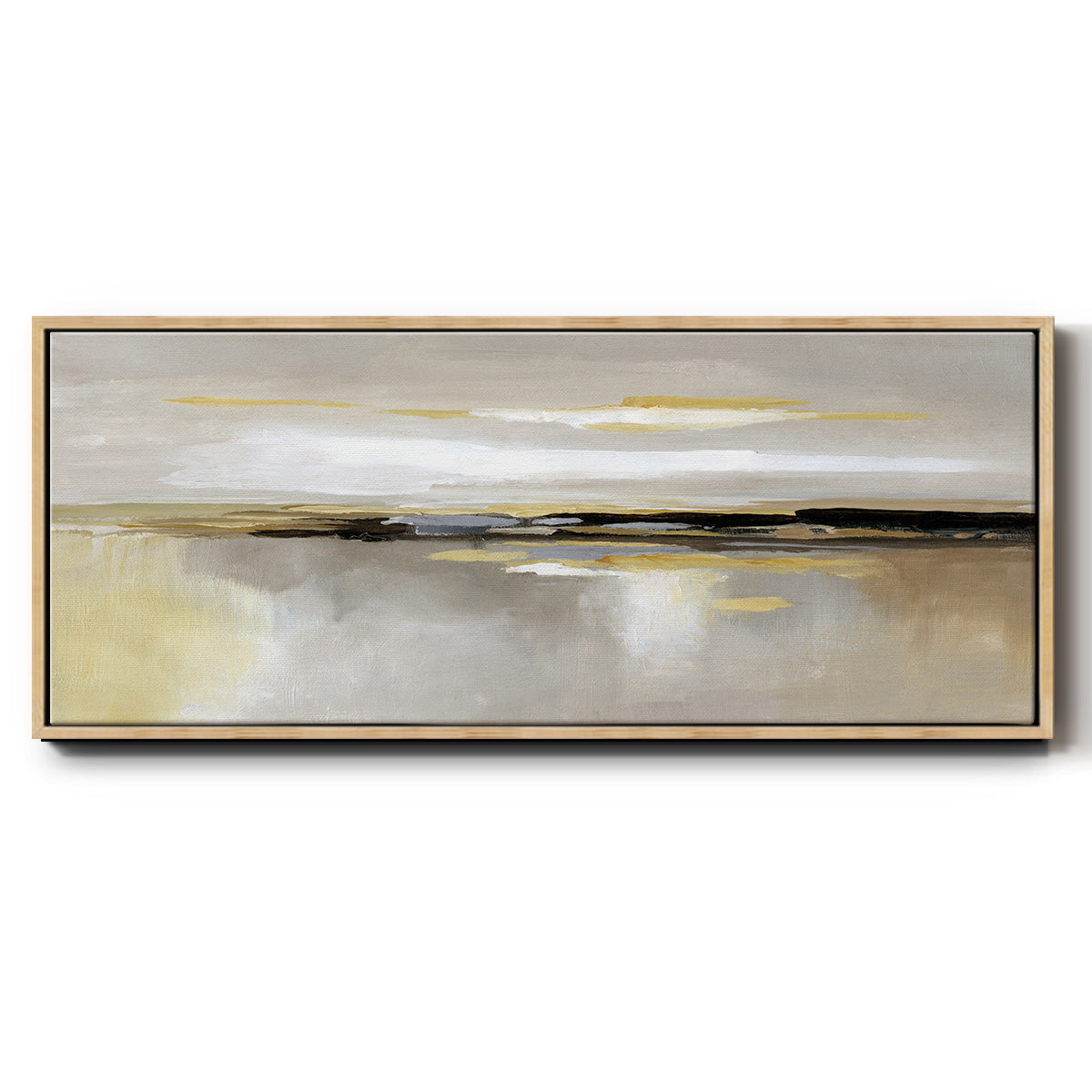 Silver Lining - Floater Framed Canvas Print