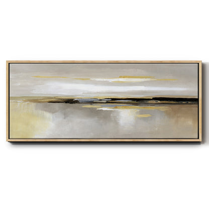 Silver Lining - Floater Framed Canvas Print