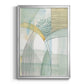 Mint Reflection I - Modern Framed Canvas Print