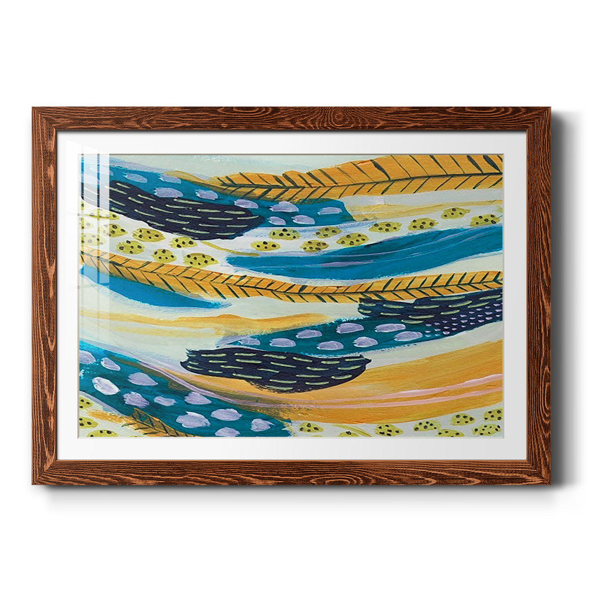 Feathery III-Premium Framed Print - Ready to Hang