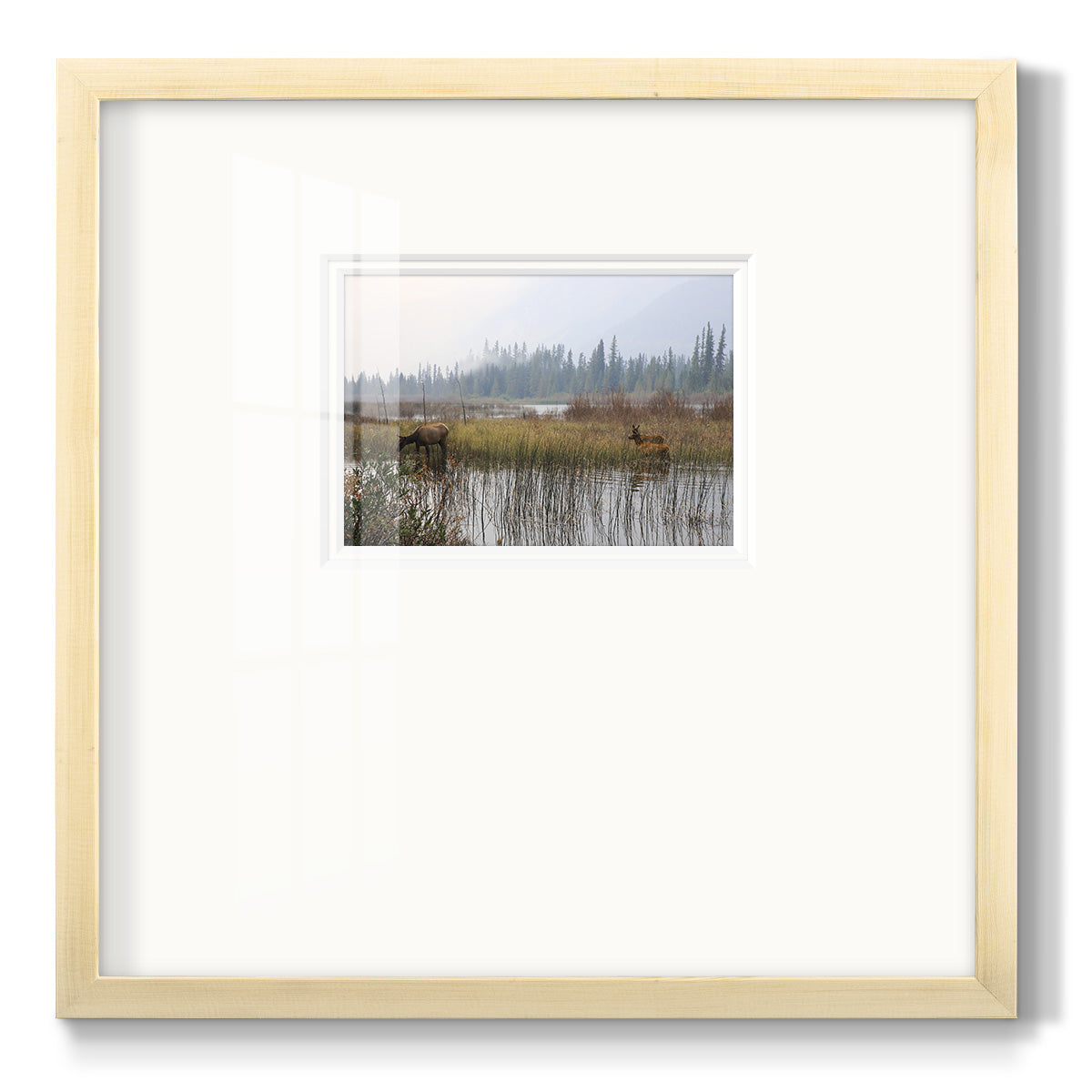 Out With The Twins - Double Matboard Framed Print