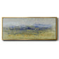 Open Terrain II - Floater Framed Canvas Print
