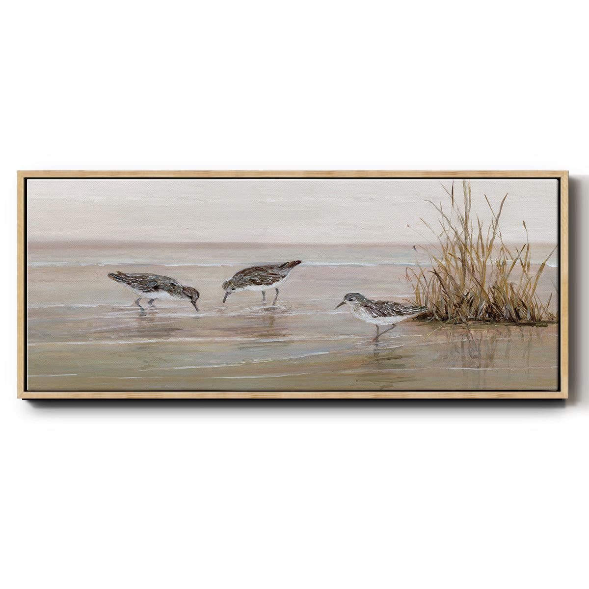 Early Risers II - Floater Framed Canvas Print