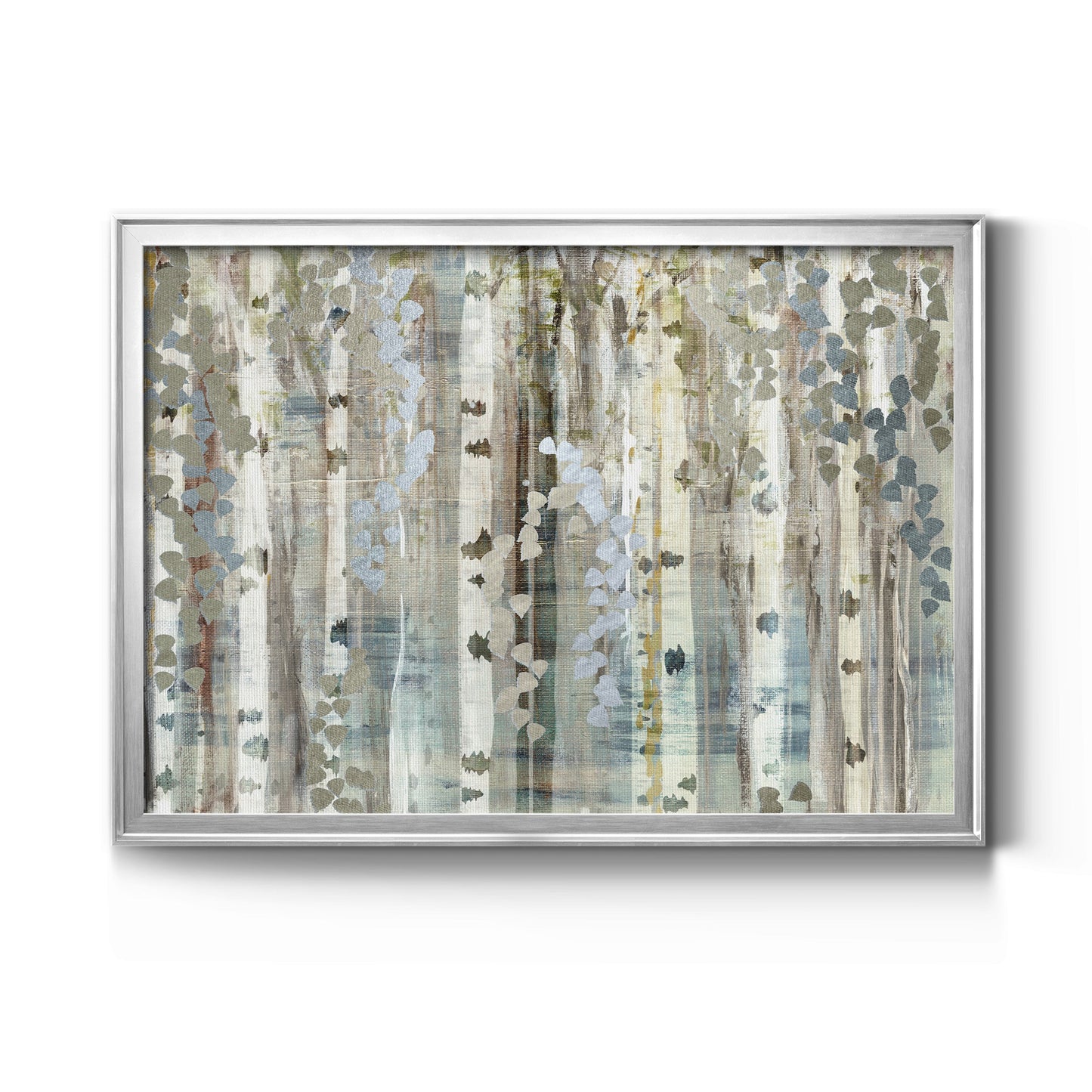 Birch Wood Meadow Premium Classic Framed Canvas - Ready to Hang