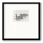 Geese Study II - Double Matboard Framed Print