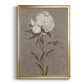 Pretty As A Peony II - Modern Framed Canvas Print