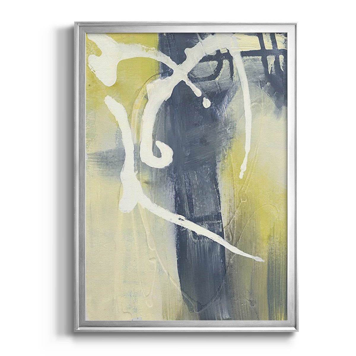 Delightful II - Modern Framed Canvas Print
