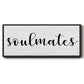 Soulmates - Floater Framed Canvas Print